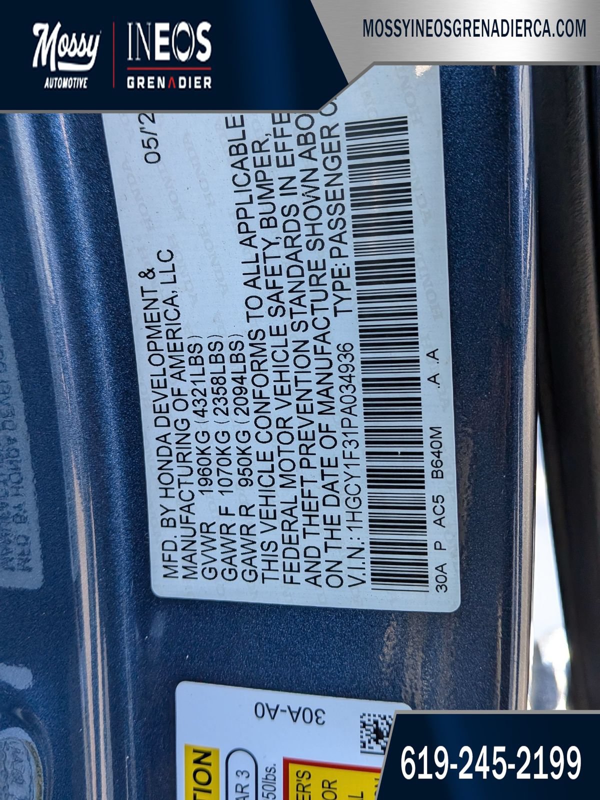 Used 2023 Honda Accord EX image 24