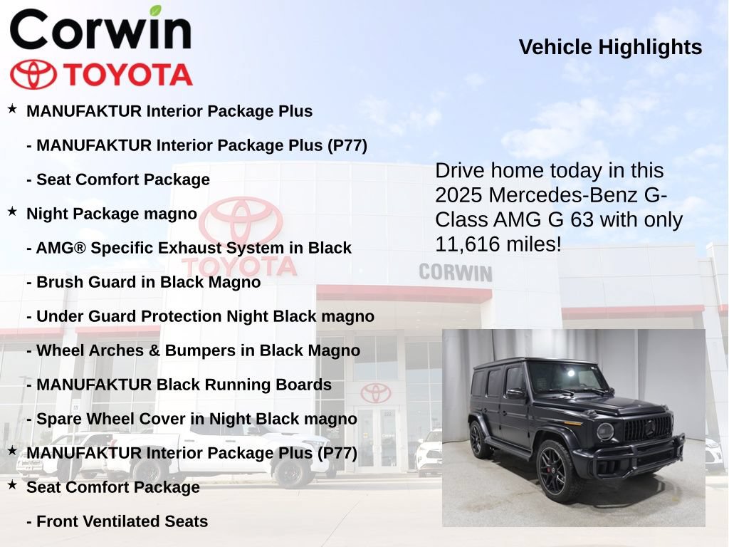 Used 2025 Mercedes-Benz G 63 AMG 4MATIC image 6
