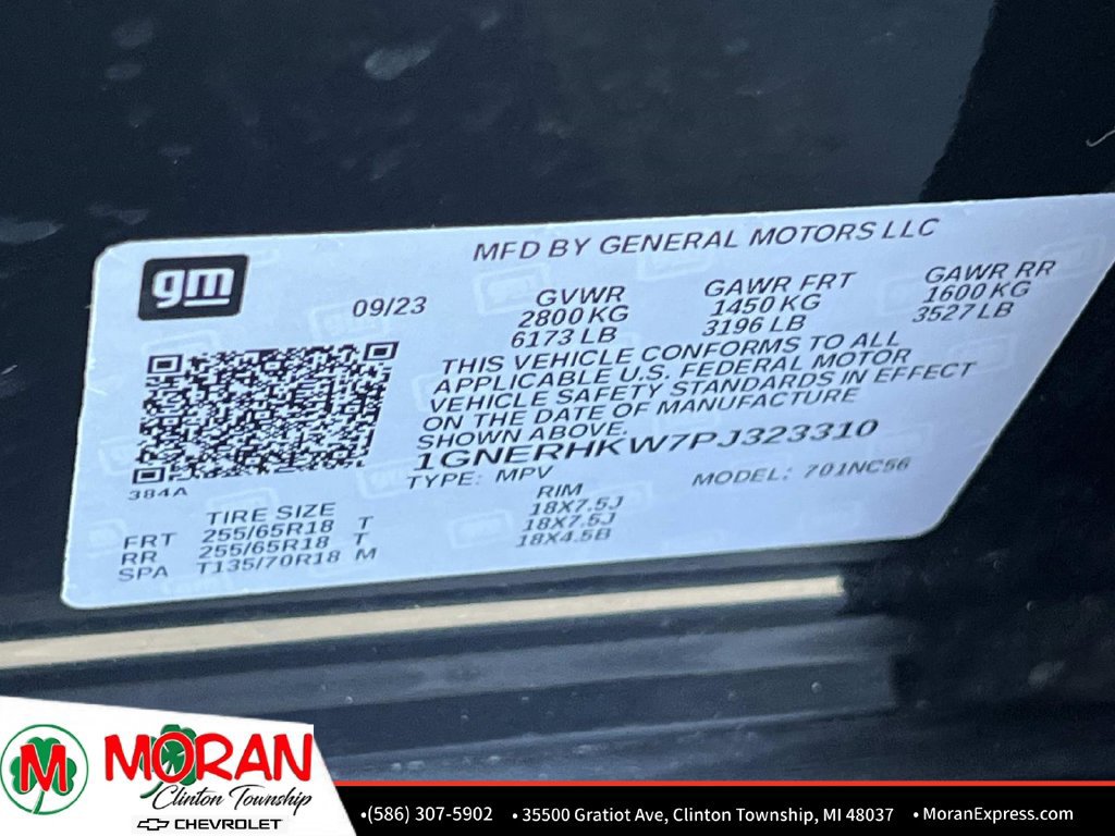 Certified 2023 Chevrolet Traverse LT FWD image 19