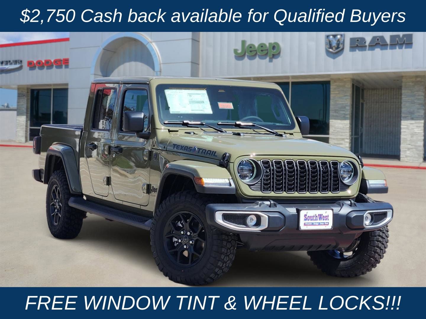 New 2026 Jeep Gladiator Mojave AWD/4WD image 1