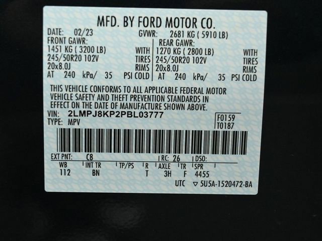 Certified 2023 Lincoln Nautilus Reserve w/ Equipment Group 201A image 36