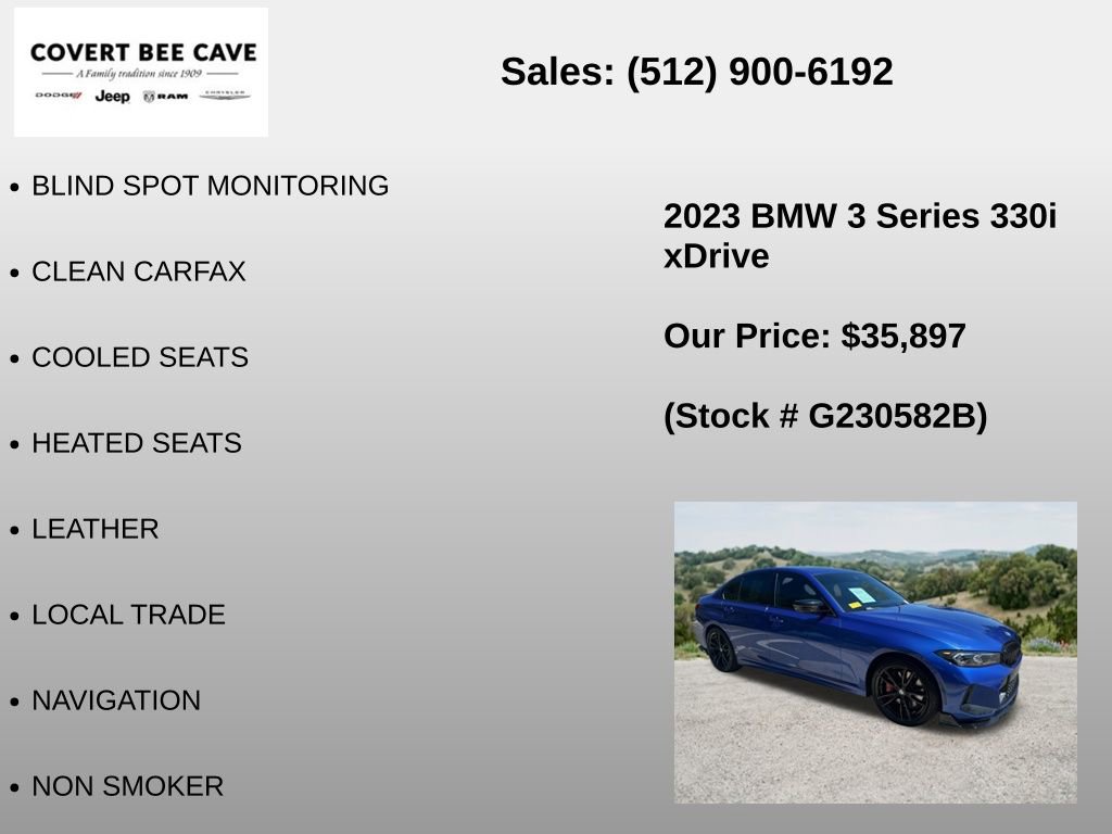 Used 2023 BMW 330i xDrive Sedan w/ M Sport Package AWD/4WD image 6