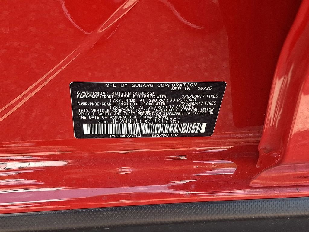 Certified 2025 Subaru Crosstrek 2.0i Premium AWD/4WD image 17