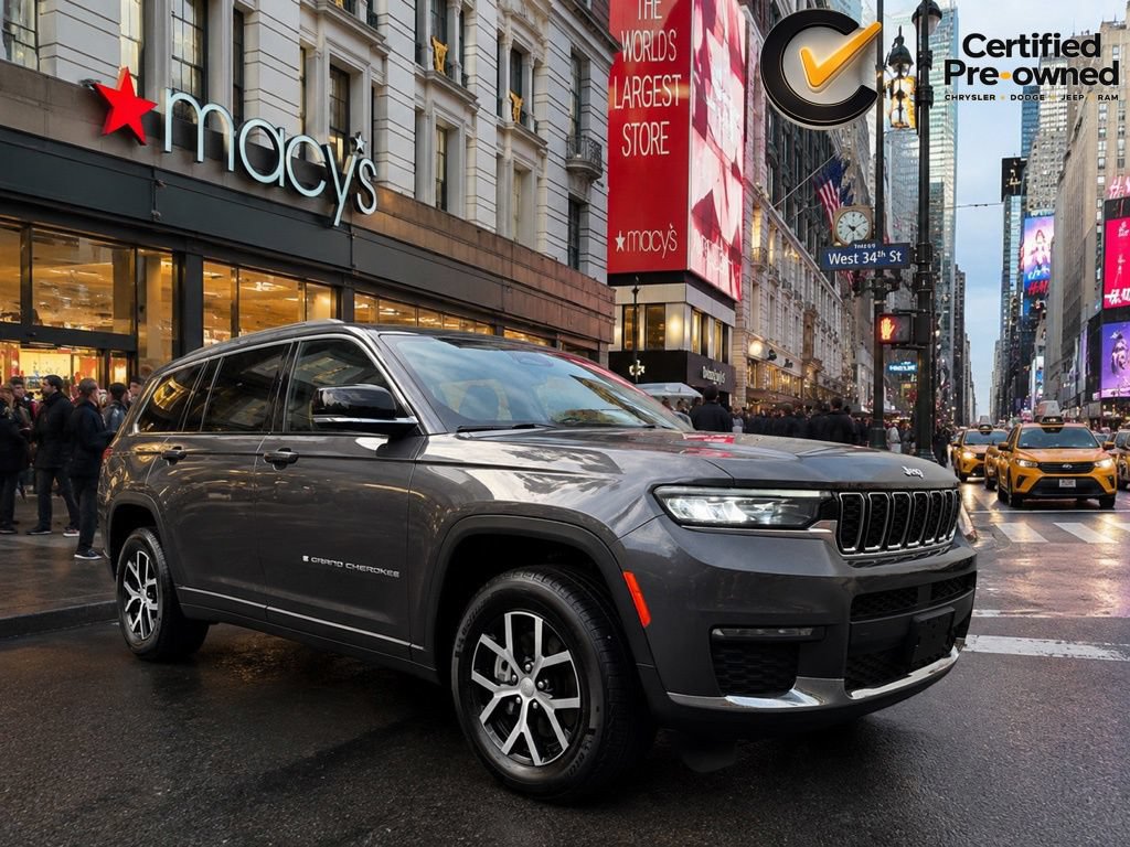 Certified 2025 Jeep Grand Cherokee L Limited w/ Trailer Tow Package RWD 360° Tour
