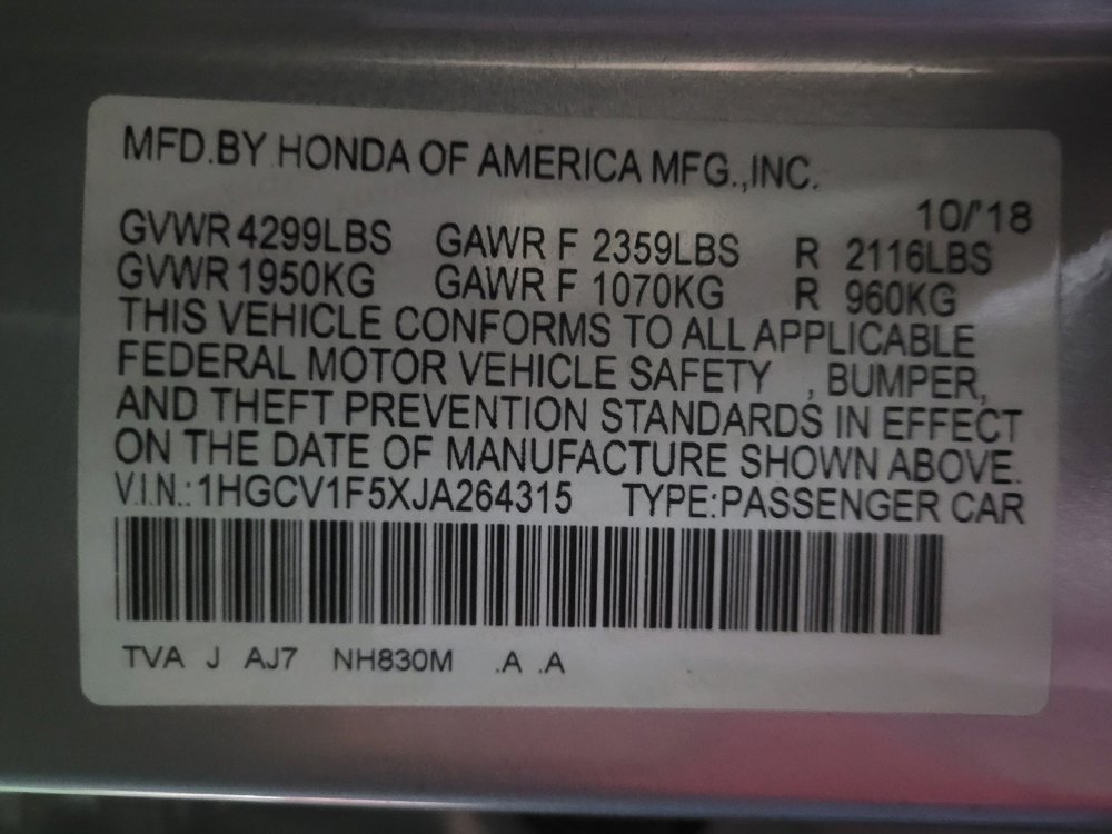 Used 2018 Honda Accord EX-L image 33