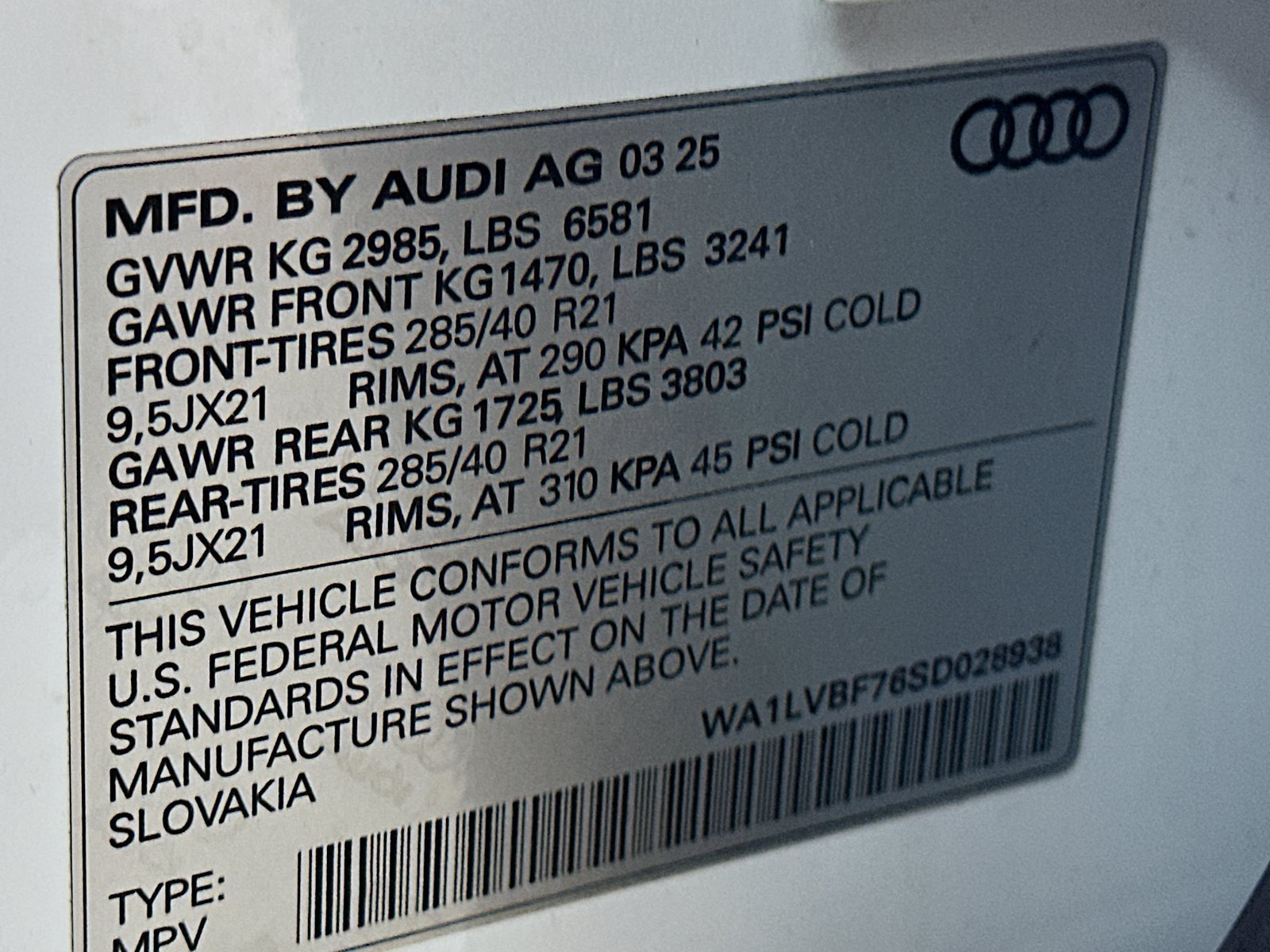 Certified 2025 Audi Q7 2.0T Premium w/ Premium Plus Package AWD/4WD image 50