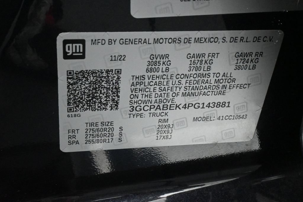 Used 2023 Chevrolet Silverado 1500 Custom RWD image 17