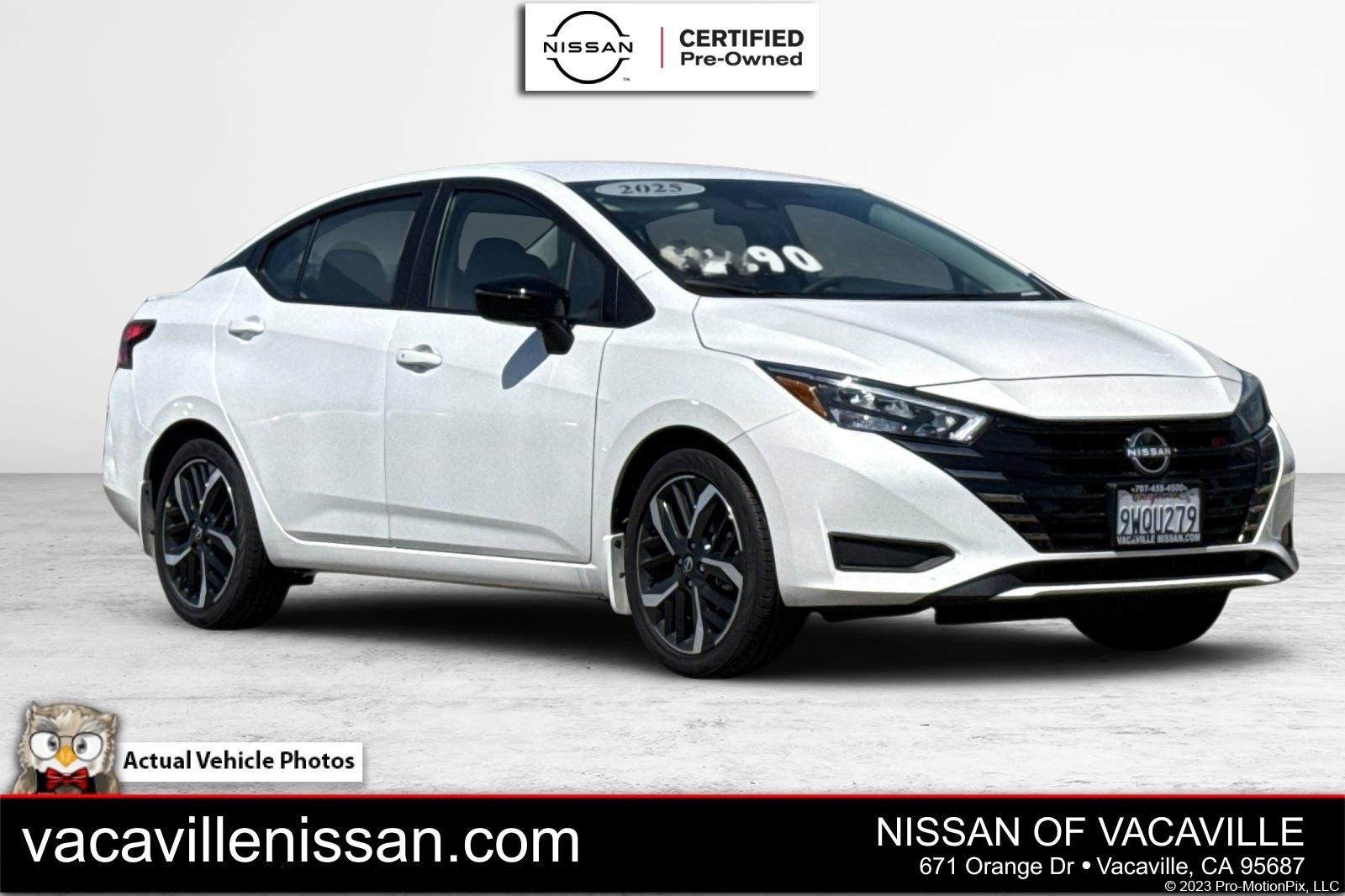 Certified 2025 Nissan Versa SR w/ Trunk Package FWD image 1