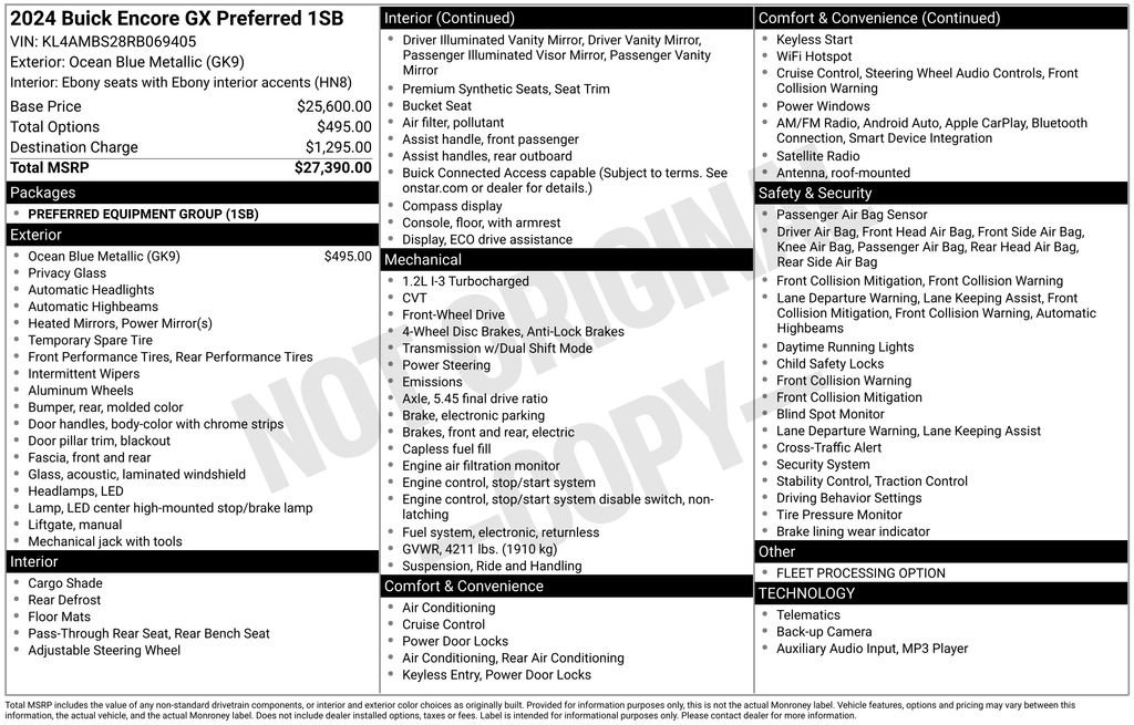 Used 2024 Buick Encore GX Preferred image 6