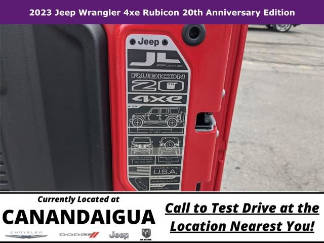 New 2023 Jeep Wrangler Unlimited Rubicon 4xe image 32