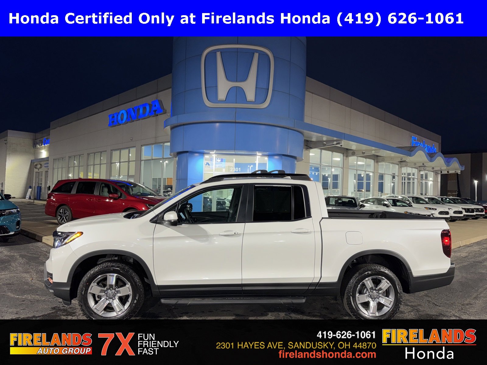 Certified 2025 Honda Ridgeline RTL+