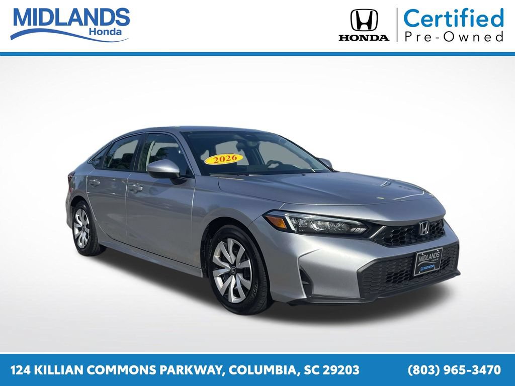 Certified 2026 Honda Civic LX 360° Tour