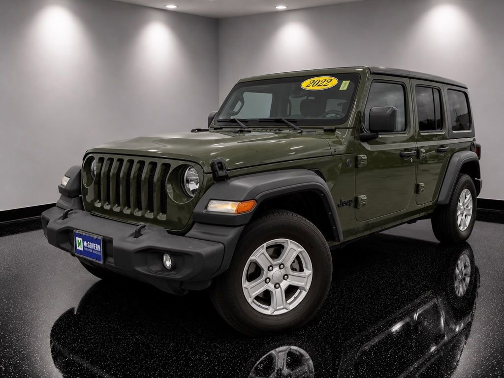 Used 2022 Jeep Wrangler Unlimited Sport w/ Sun And Sound Package