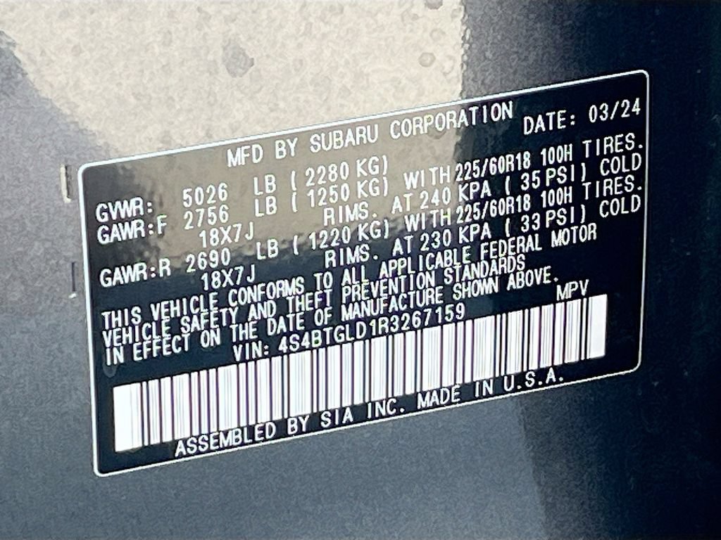Used 2024 Subaru Outback Onyx Edition XT AWD/4WD image 33