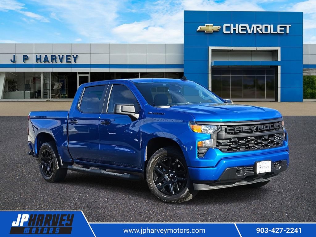 Used 2024 Chevrolet Silverado 1500 Custom w/ Turbomax Blackout Package