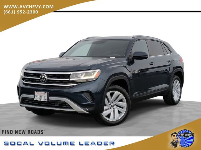 Used 2021 Volkswagen Atlas Cross Sport SE w/ Panoramic Sunroof Package FWD image 1