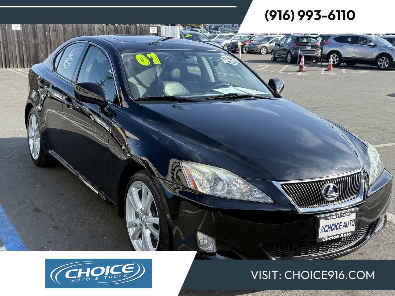 Used 2007 Lexus IS 250 w/ Premium Pkg RWD image 1