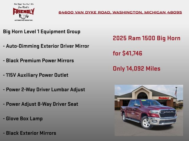 Used 2025 RAM 1500 Big Horn AWD/4WD image 10
