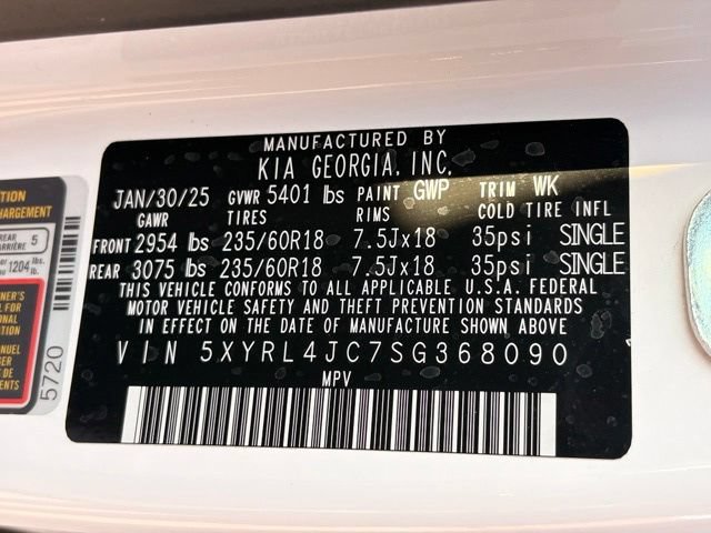 Used 2025 Kia Sorento S w/ Panoramic Sunroof Package FWD image 20