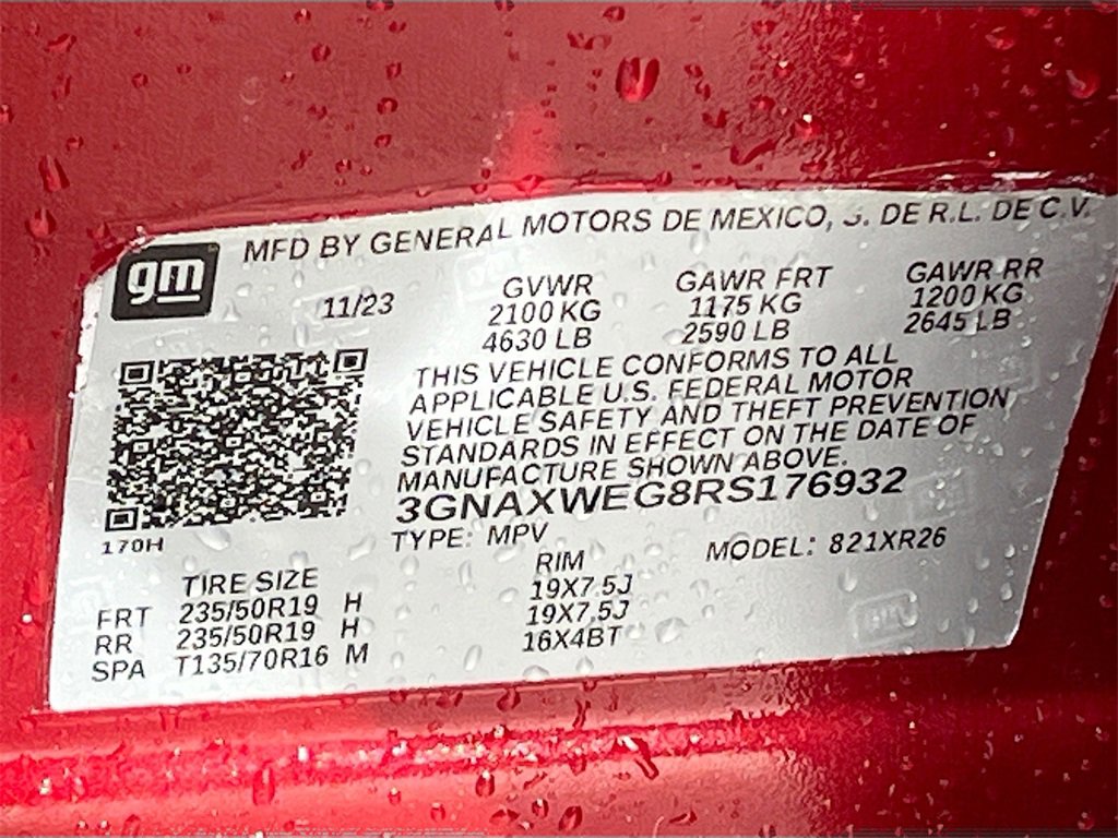 Used 2024 Chevrolet Equinox RS w/ LPO, Floor Liner Package image 31