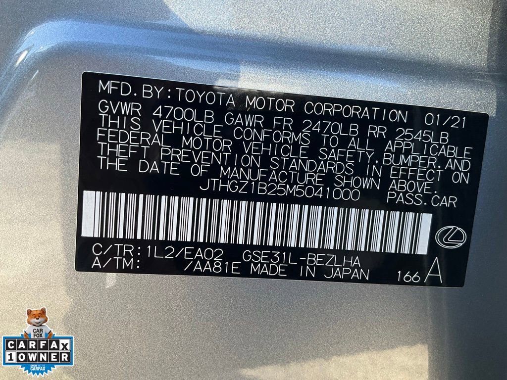 Used 2021 Lexus IS 350 F Sport w/ Navigation Package image 21