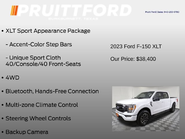 Used 2023 Ford F150 XLT w/ Equipment Group 302A High AWD/4WD image 25