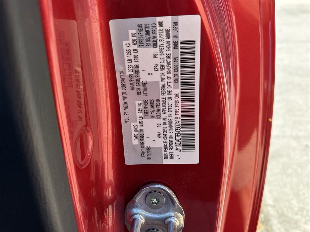 Used 2022 MAZDA MX-5 Miata Grand Touring w/ Weather Package image 60