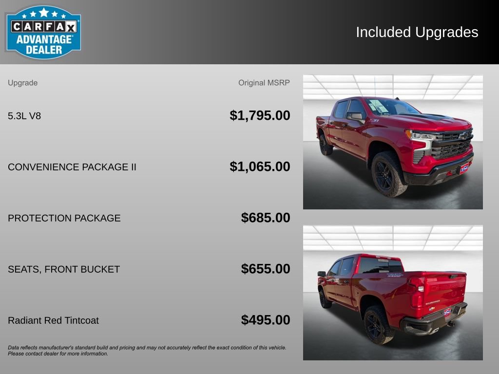 Used 2025 Chevrolet Silverado 1500 LT Trail Boss w/ Convenience Package II AWD/4WD image 3