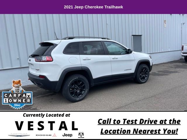 Used 2021 Jeep Cherokee Trailhawk AWD/4WD image 7