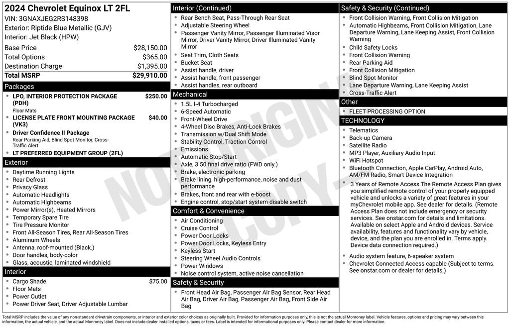 Used 2024 Chevrolet Equinox LT FWD image 16