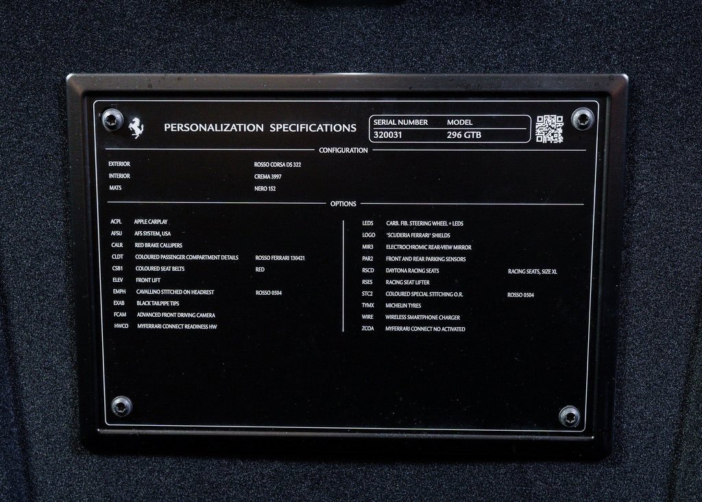 Certified 2025 Ferrari 296 GTB image 24