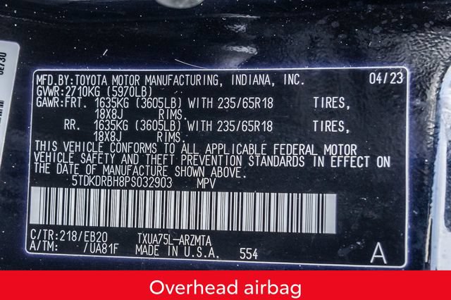 Used 2023 Toyota Highlander XLE AWD/4WD image 34