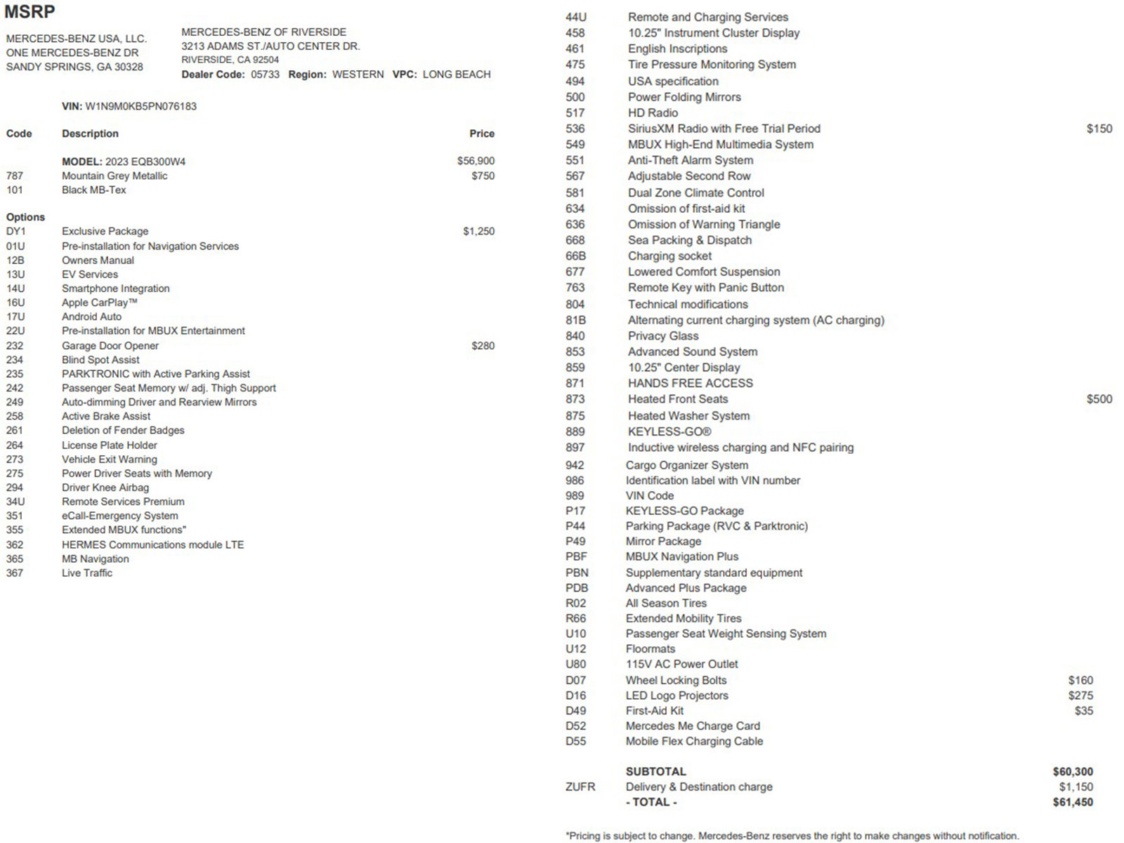 Certified 2023 Mercedes-Benz EQB 300 4MATIC w/ Exclusive Package image 27