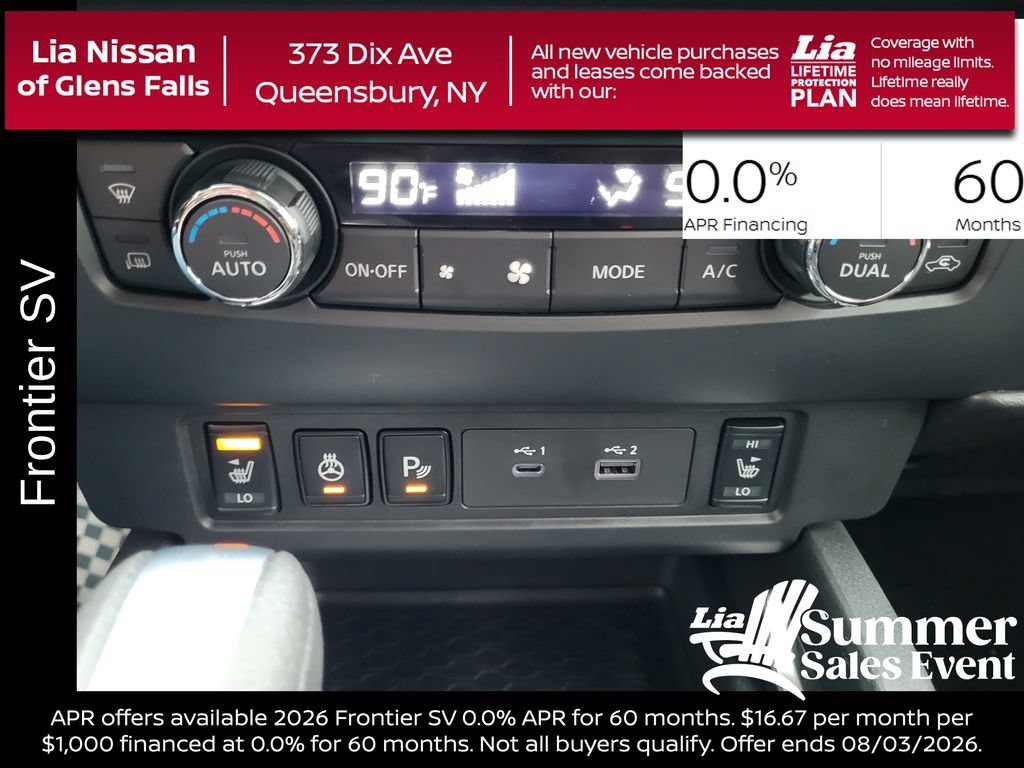 New 2026 Nissan Frontier SV w/ SV Convenience Package AWD/4WD image 22