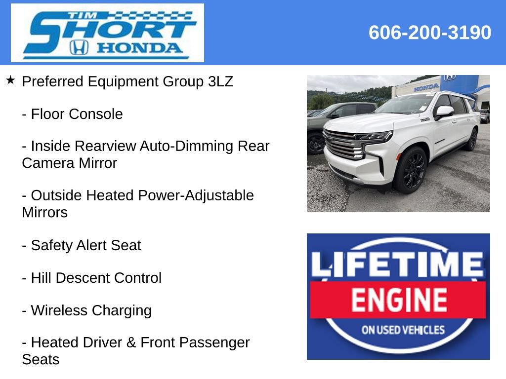 Used 2024 Chevrolet Suburban High Country w/ Advanced Technology Package AWD/4WD image 13
