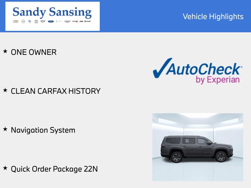 Used 2022 Jeep Wagoneer Series III AWD/4WD image 7