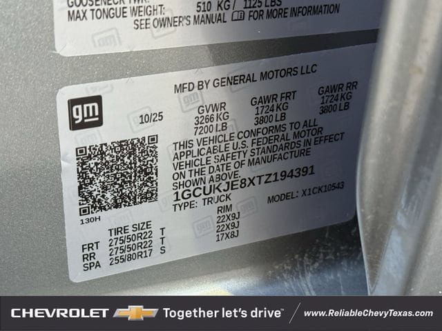 Used 2026 Chevrolet Silverado 1500 High Country AWD/4WD image 41