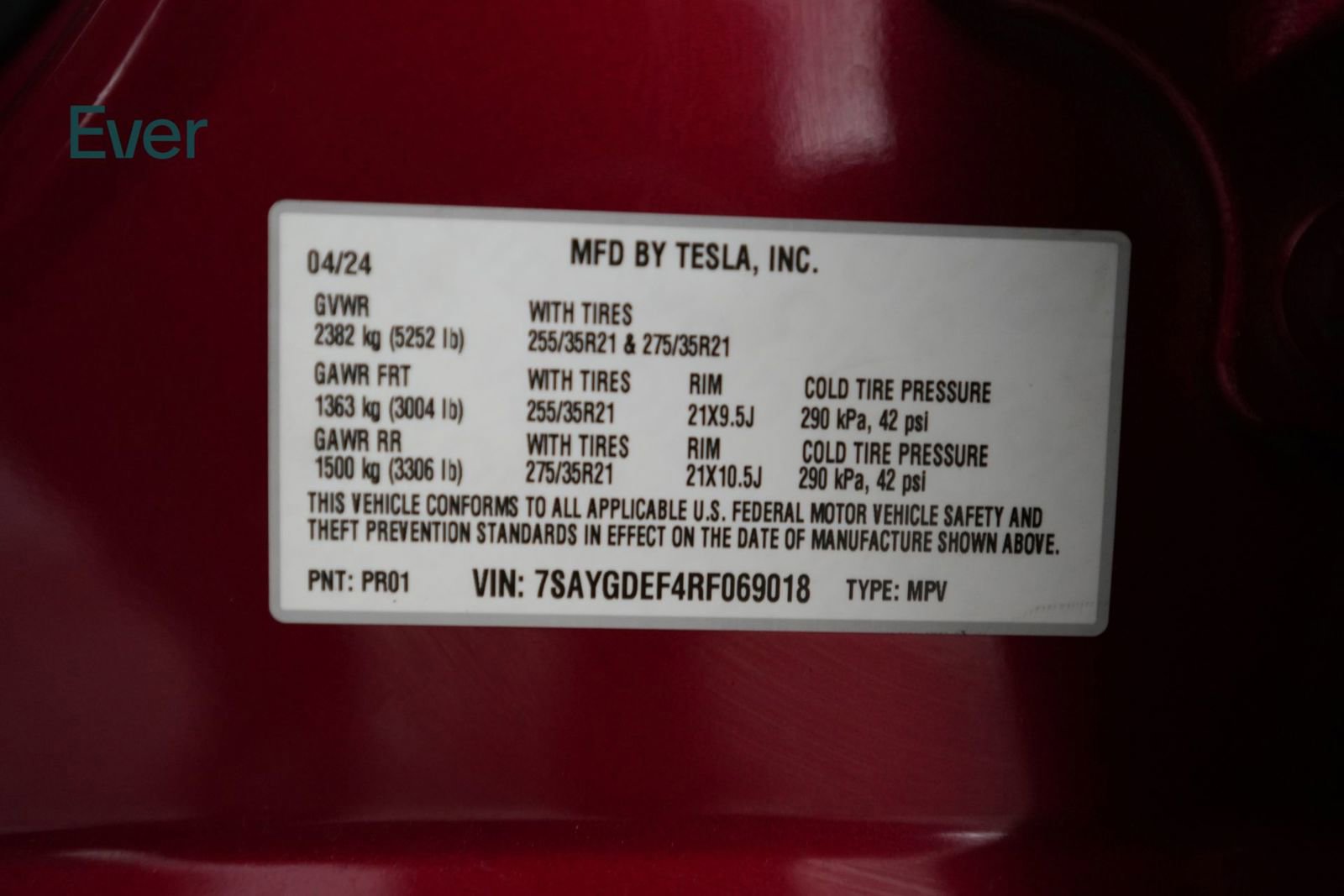 Used 2024 Tesla Model Y Performance image 29