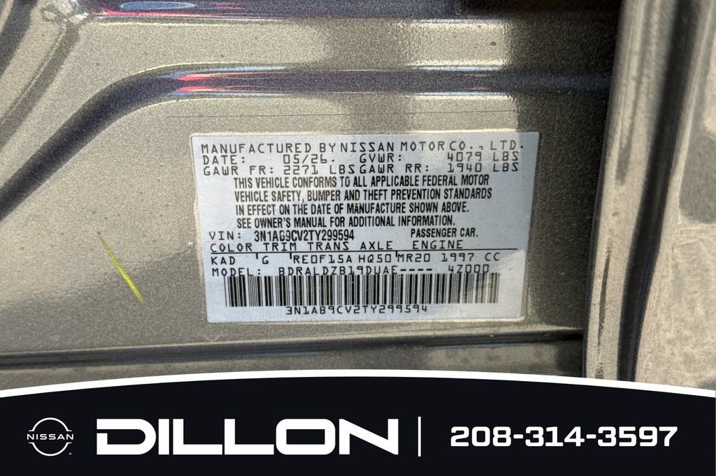New 2026 Nissan Sentra SV w/ SV Convenience Package FWD image 31