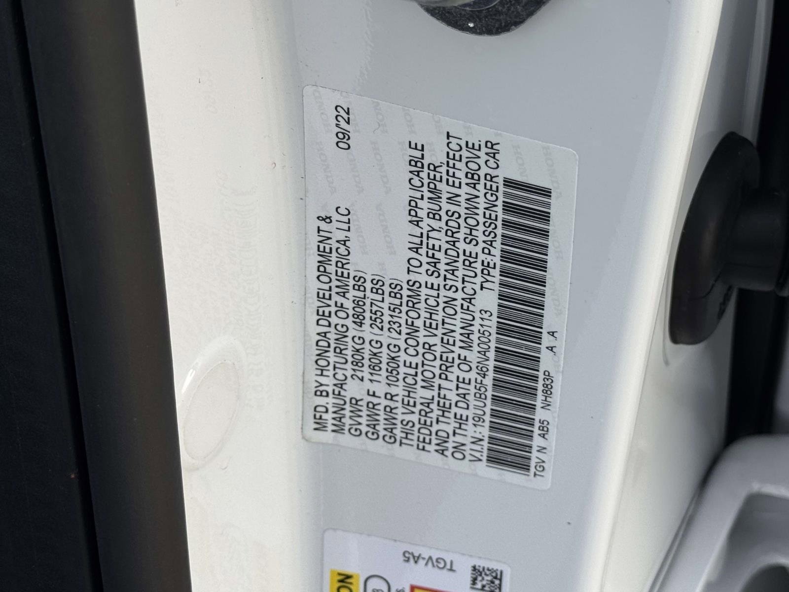 Certified 2022 Acura TLX w/ Technology Package image 27