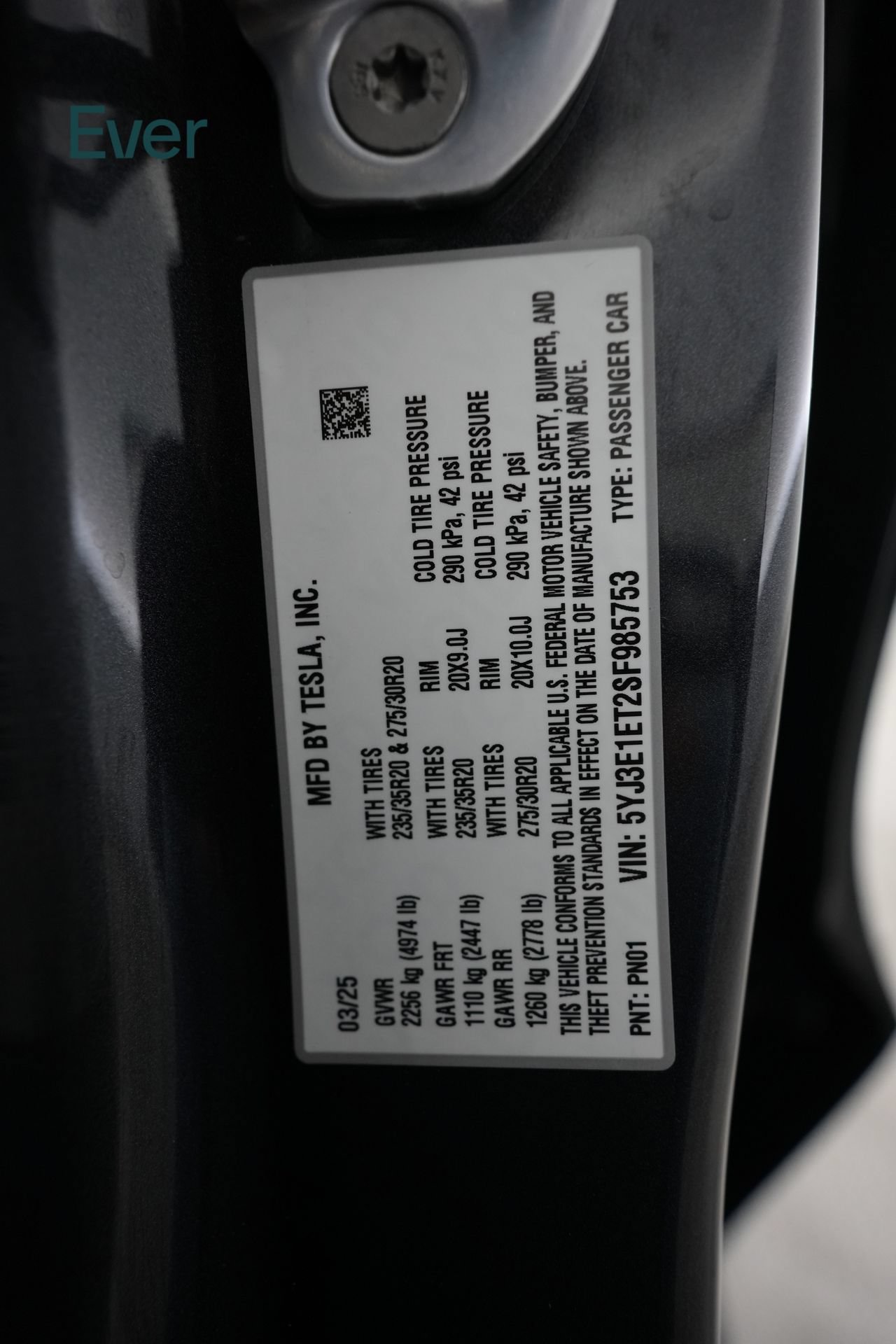 Used 2025 Tesla Model 3 Performance AWD/4WD image 25