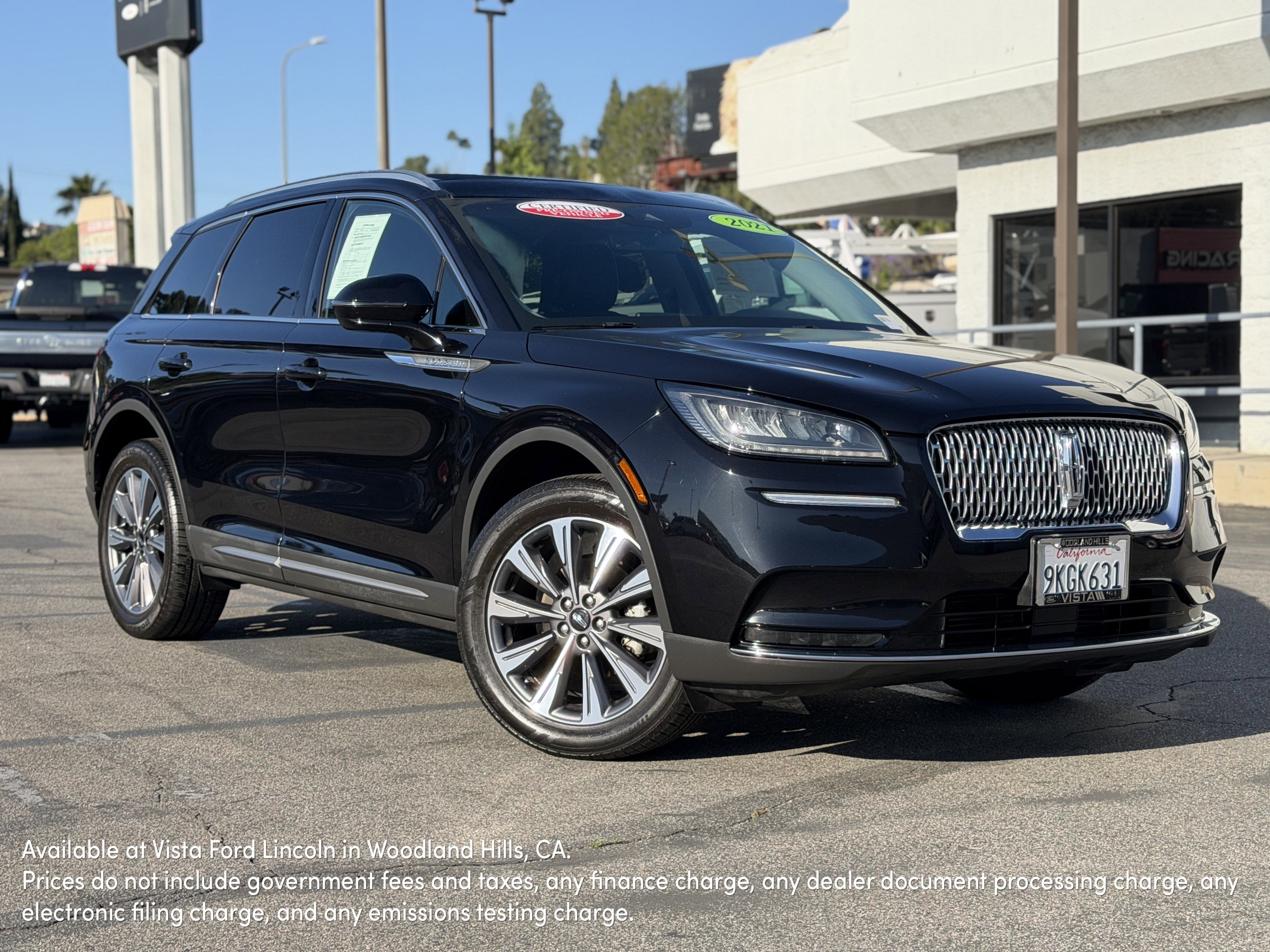 Certified 2021 Lincoln Corsair Reserve w/ Elements Package FWD image 1