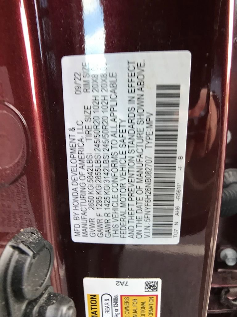 Certified 2022 Honda Pilot Special Edition image 18