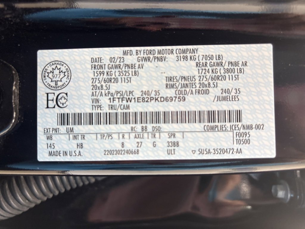 Used 2023 Ford F150 Lariat w/ Equipment Group 502A High image 25