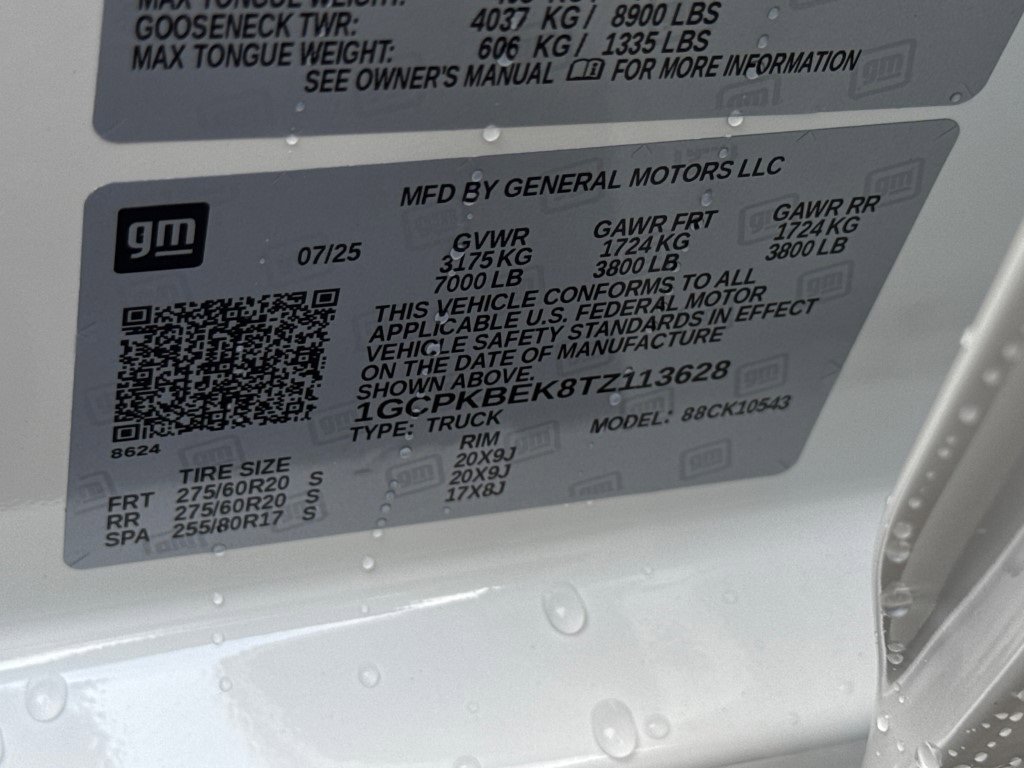 New 2026 Chevrolet Silverado 1500 Custom w/ Turbomax Blackout Package image 31