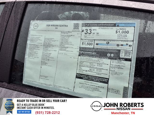 New 2026 Nissan Sentra SV w/ SV Convenience Package image 21