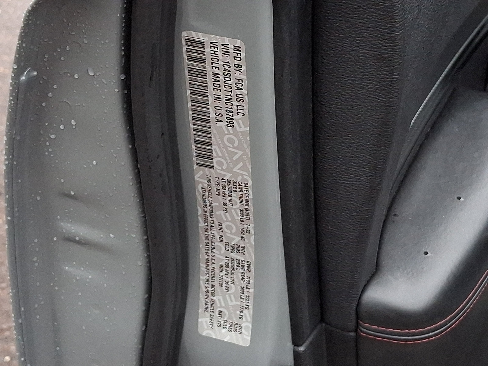 Used 2022 Dodge Durango R/T w/ Blacktop Package AWD/4WD image 28