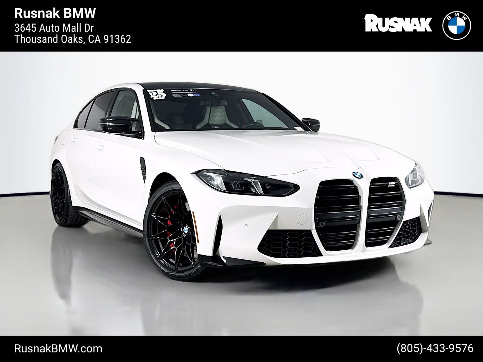 Certified 2025 BMW M3 Competition AWD/4WD image 1