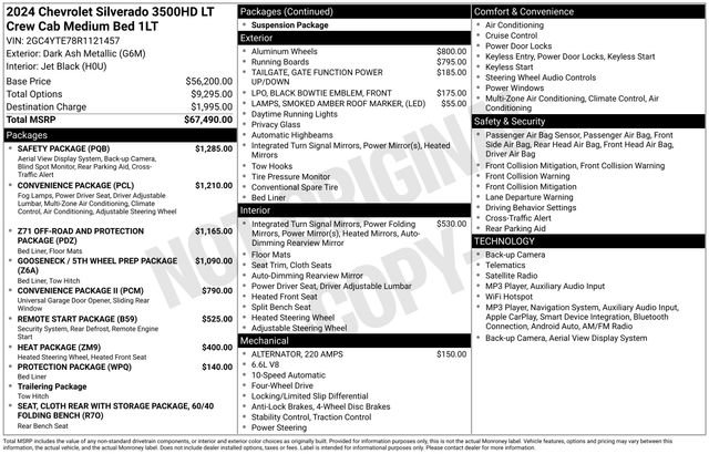 Used 2024 Chevrolet Silverado 3500 LT w/ Safety Package AWD/4WD image 2