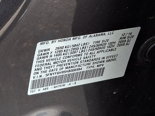 Used 2017 Honda Pilot Touring image 32
